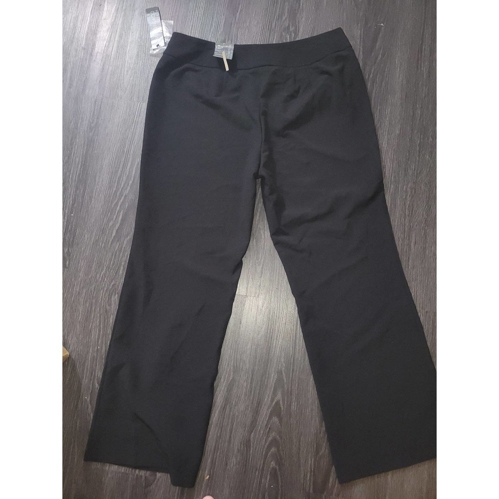 NWT Black womens dress pants 14p petite Curvy Covington essentials
